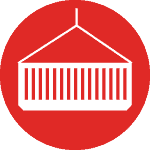 CFR Classic Enclosed Container Shipping Icon
